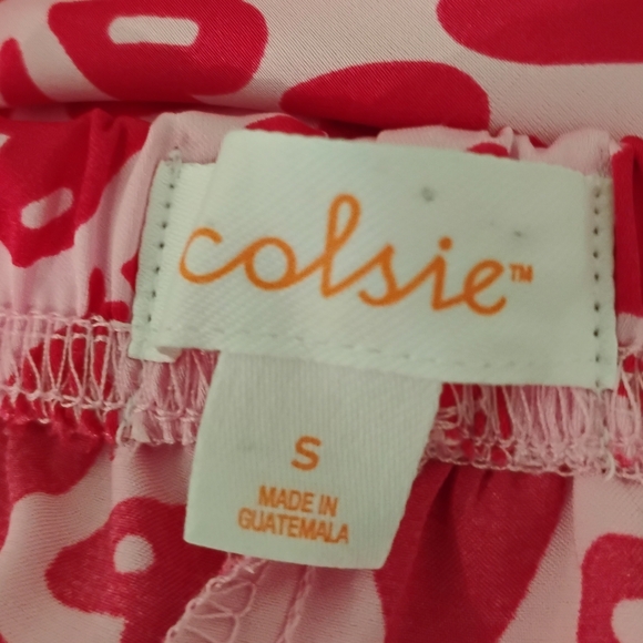Colsie Silk Valentine Sleep Set - Size Small - New With Tags - Picture 8 of 9